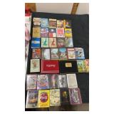40 miscellaneous  playing cards some are sealed