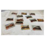 Large Lot Vintage Railroad Trading Cards