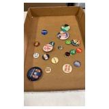 Political Pins Pinbacks LBJ Nixon Agnew IKE &