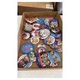 Political Pins Pinbacks Clinton, Bush Reagan &