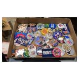 Miscellaneous group of political pins