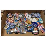 Miscellaneous group of political pins