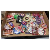 Miscellaneous group of political pins