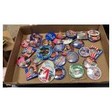 Miscellaneous group of political pins