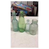 4 Vintage Collectible Bottles Apothecary $ more