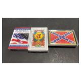 3 Sealed Decks  Playing Cards, America ,