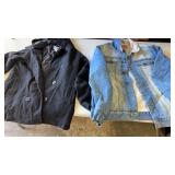 Menï¿½s XL old navy coat and Large Brooklyn Jean