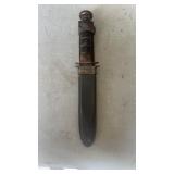 WWII US Navy USN MK2 Fighting Knife with markings