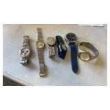 Miscellaneous group of menï¿½s watches untested