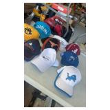 9 Used Miscellaneous Baseball Caps NFL , NFL,
