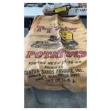 Vintage Top Tater Potatoes  #1 Burlap Sack