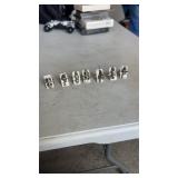 7 novelty silver toner adult rings