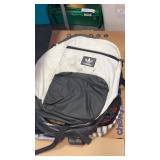Group of back packs adidas and more