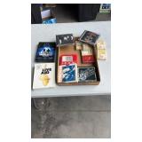 Misc. entertainment.  DVDs, CDs, & playing cards