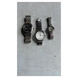 3 watches.  2 menï¿½s & 1 ladies. Fossil and more.