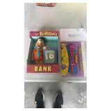 The Flintstones Bank by Hanna Barbera appears new