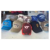 10 UNUSED NFL & NCAA Baseball Caps