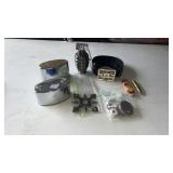 Miscellaneous group of lighters menï¿½s belt and