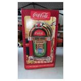 Coca Cola 11 1/4ï¿½ jukebox cookie jar in original