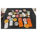 Miscellaneous railroad pinbacks