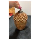 Antique Kugel Acorn ornament 7.5ï¿½