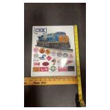 Repop metal Railroad sign aprox 10ï¿½x12ï¿½.  CSX in