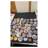 Group of miscellaneous political pin backs