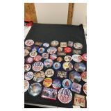 Group of miscellaneous political pin backs