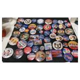 Group of miscellaneous political pin backs
