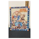 The Teddy tum tum toy company tin sign