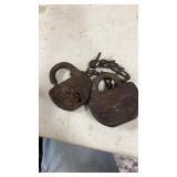 Seaboard Coast Railroad Padlock & 1 Other, No Key