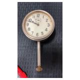 Automobile dashboard, wind up clock 1930s