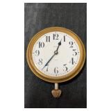 Antique eight day Swiss  automotive clock missing