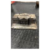The White House, vintage silver lead metal