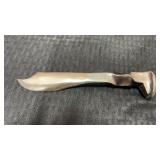 Hand forged, railroad  spike   knife