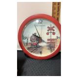 Sound activated train clock untested