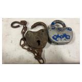 Mo PAC Railroad & 1 other Padlock, No Keys