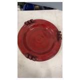 15ï¿½ Tuscany Style Red Platter