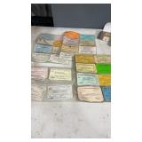 Vintage Railroad Employees ID Cards