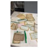 Large Lot Vintage Railroad Tickets. AT&SF, Rock