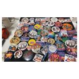 Group of miscellaneous political pin backs