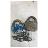 2  Railroad Padlocks , B & O & MO Pac