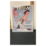 Advertising tin sign. Repro
