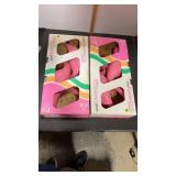 2- 2pk Pink Flamingo yard Art