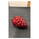 Antique German red  Grape  Kugel  Christmas