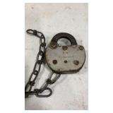 Burlington Northern Railroad Padlock, No Key