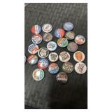 Political pinbacks