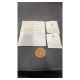 Franklin Mint 1973 Presidential inaugural Medal