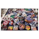 Group of miscellaneous political pin backs