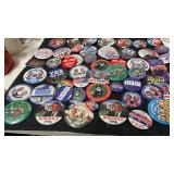 Group of miscellaneous political pin backs